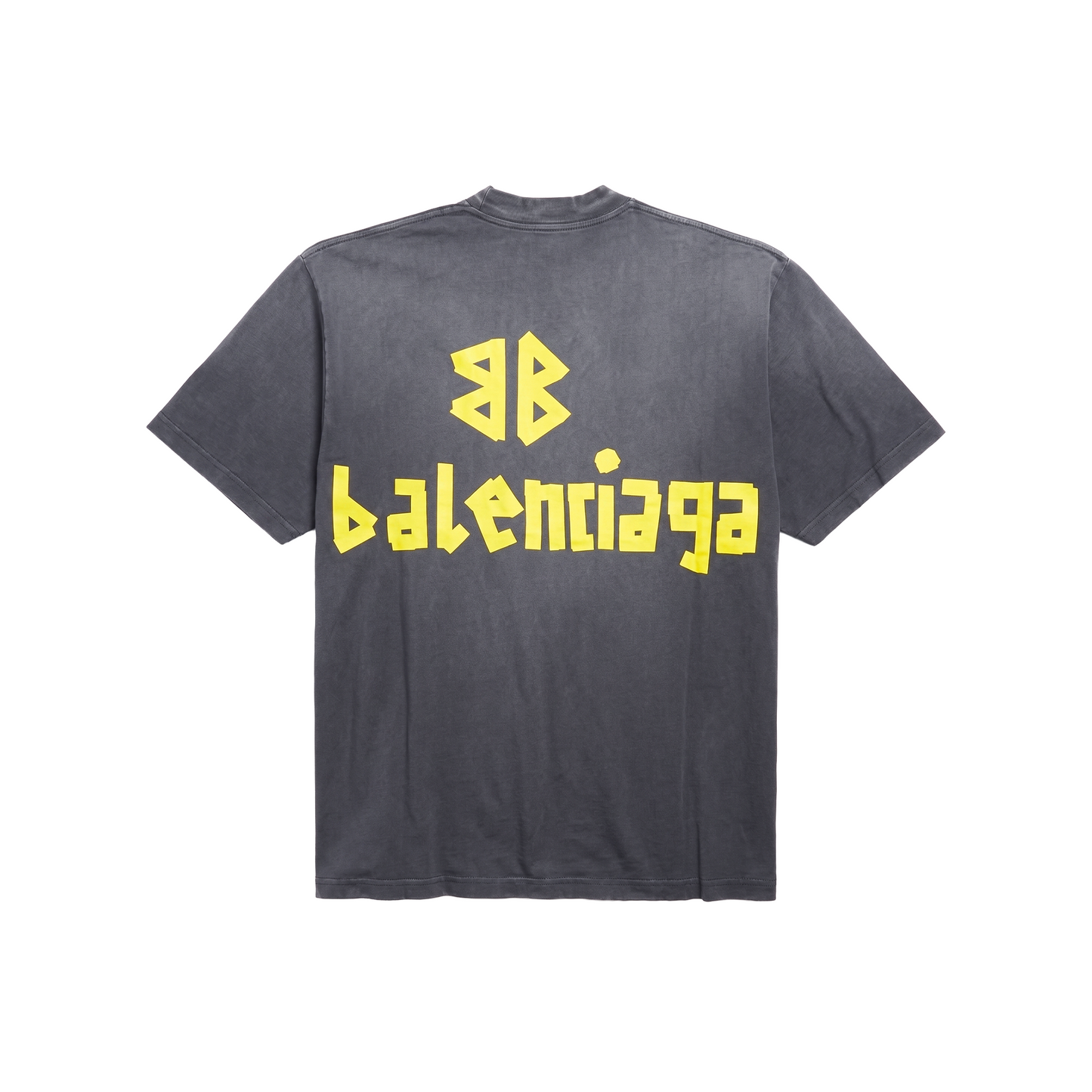 BALENCIAGA Tape Type Medium Fit Tee Black Faded (SS25)