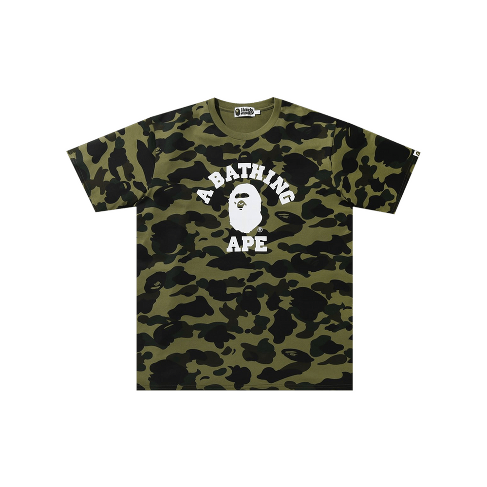 BAPE 1st Camo College Tee Green (SS21)