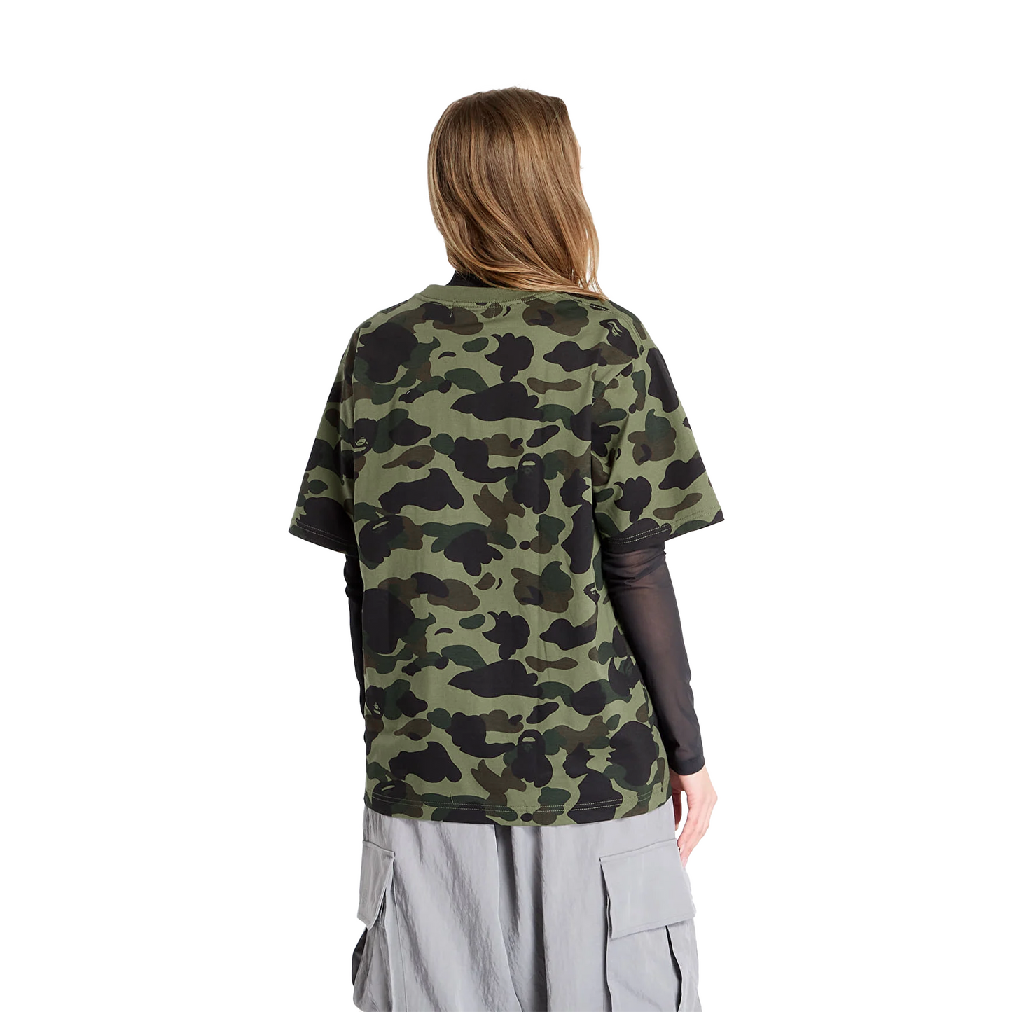 BAPE 1st Camo College Tee Green (SS21)