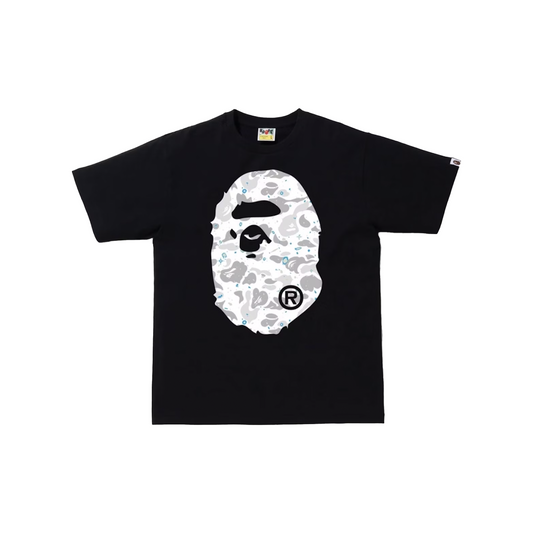 BAPE A Bathing Ape Space Camo Big Ape Head Tee Black (SS20)