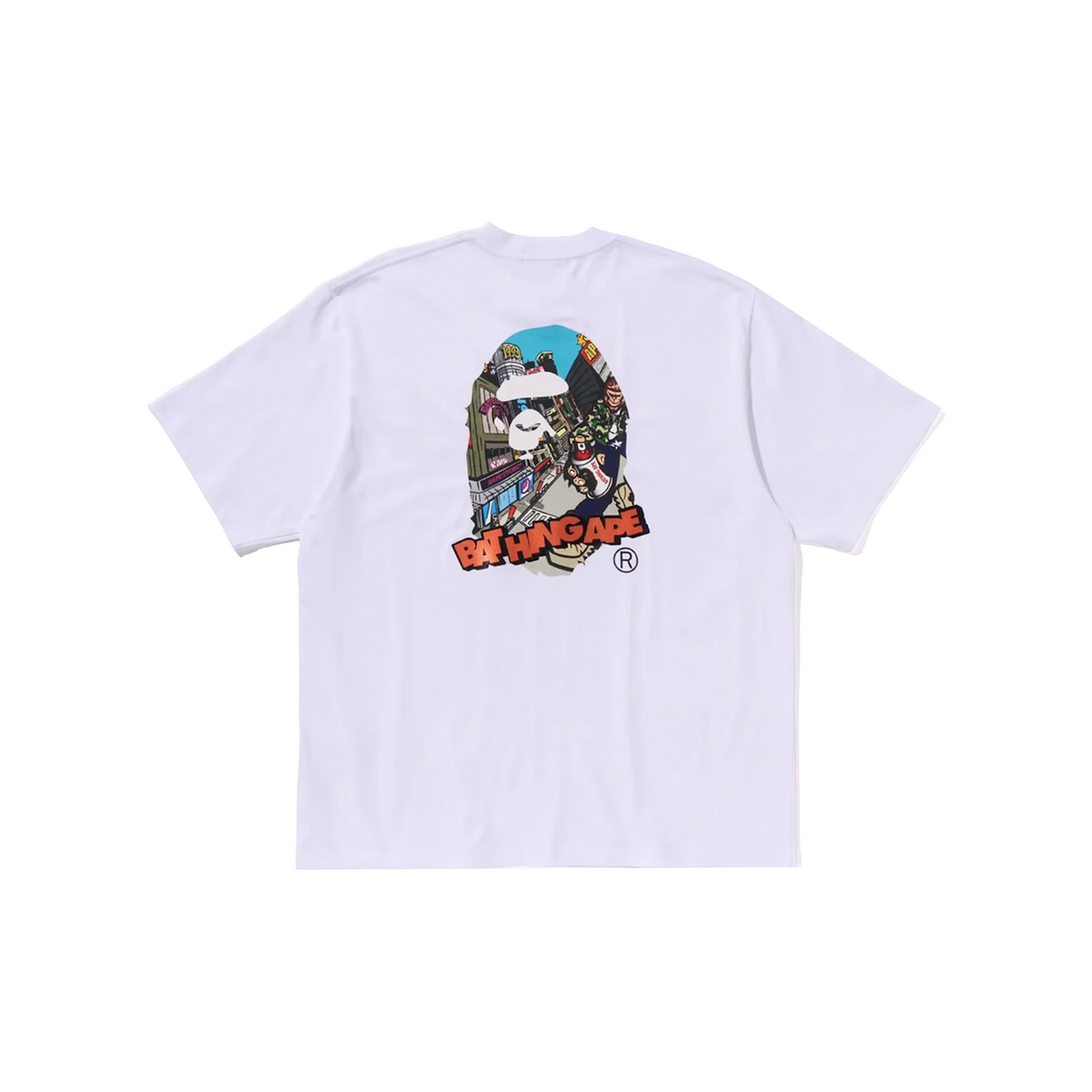 BAPE Comic Art Ape Head Tee White (FW24)