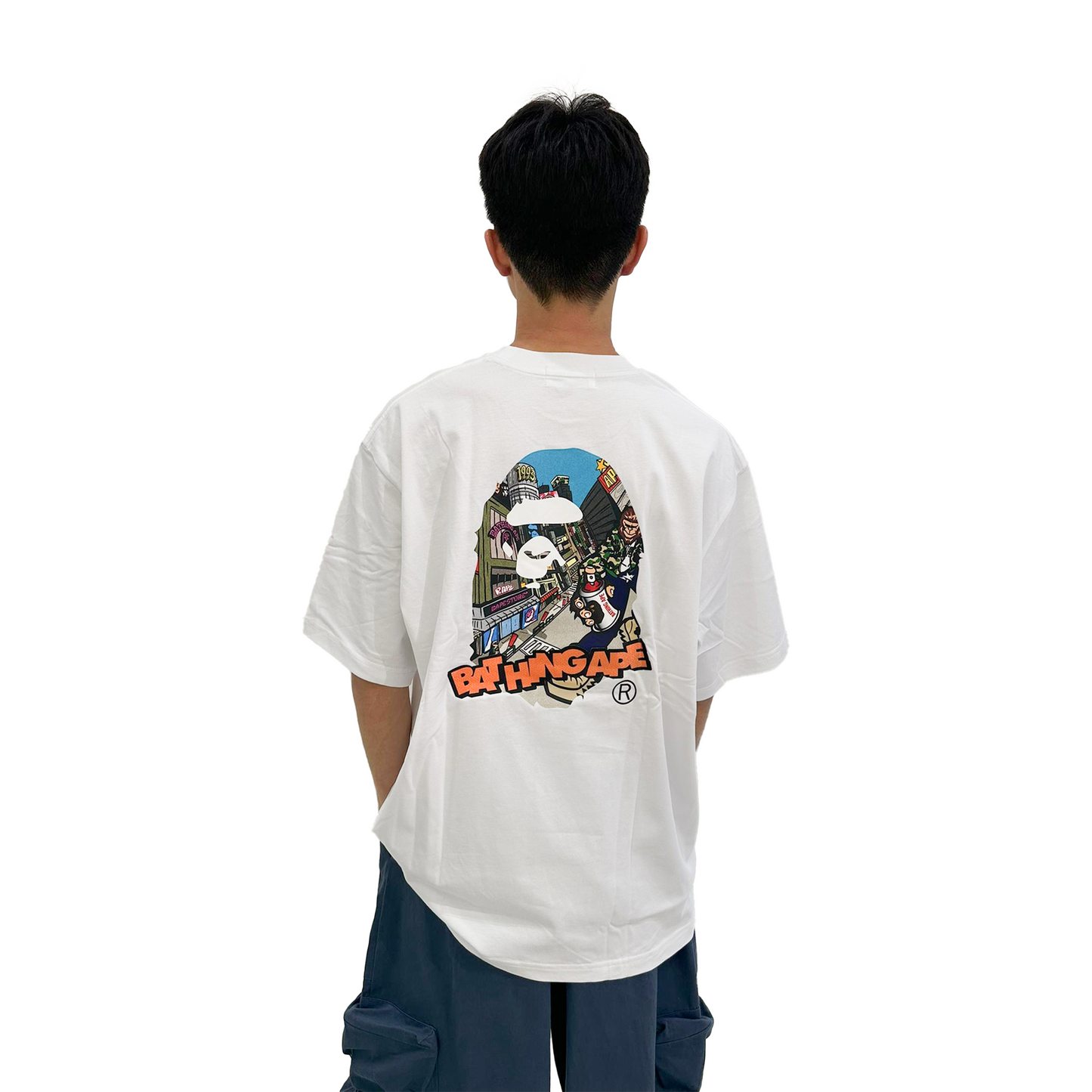 BAPE Comic Art Ape Head Tee White (FW24)