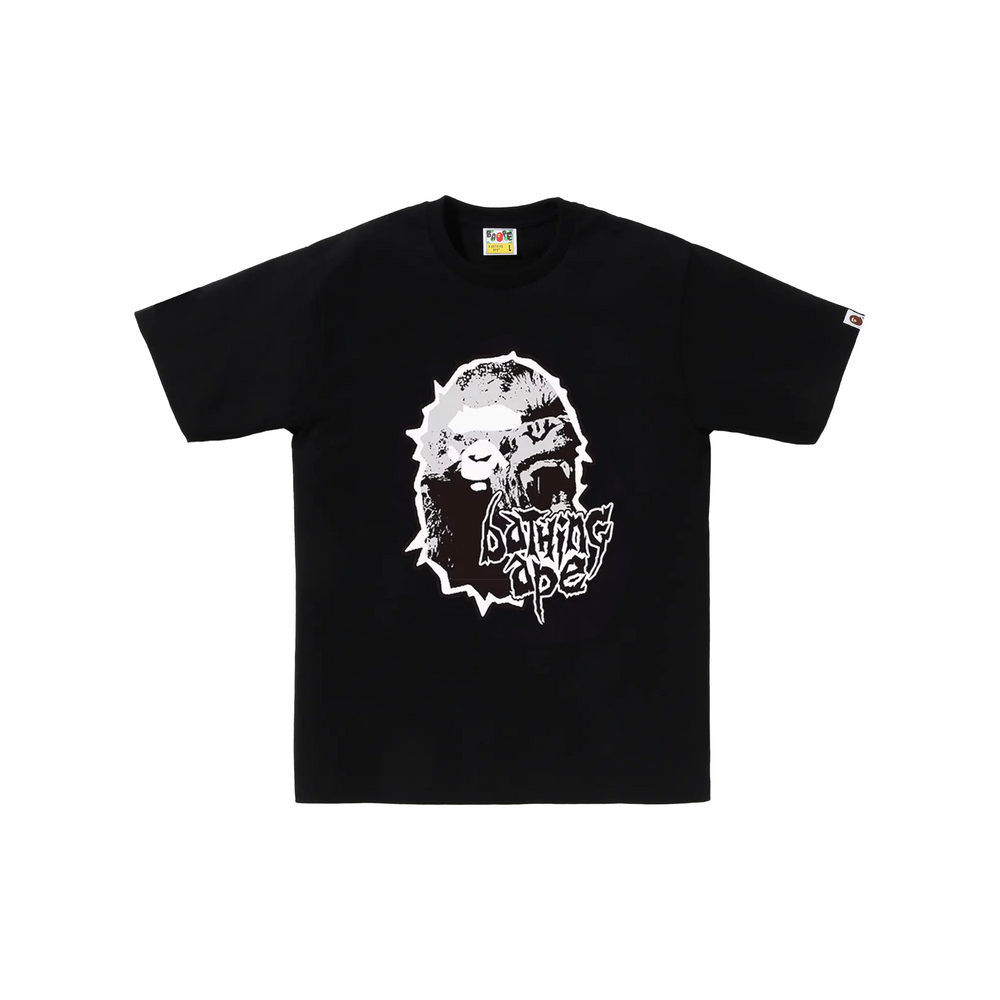 BAPE Mad Ape Head Tee Black (SS24)