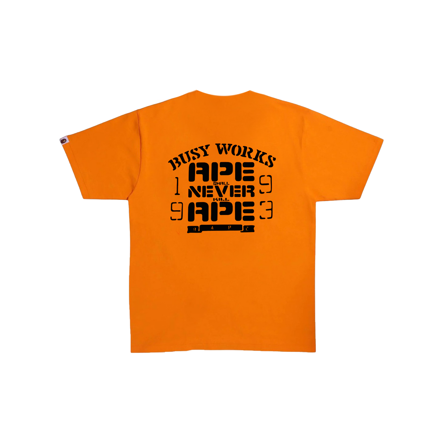 BAPE OG Ape Head College Tee Orange (SS24)