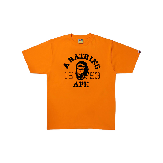 BAPE OG Ape Head College Tee Orange (SS24)