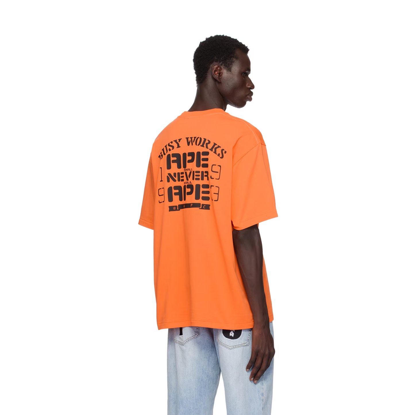 BAPE OG Ape Head College Tee Orange (SS24)