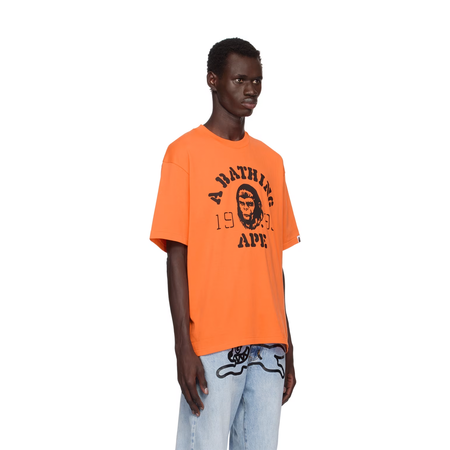 BAPE OG Ape Head College Tee Orange (SS24)