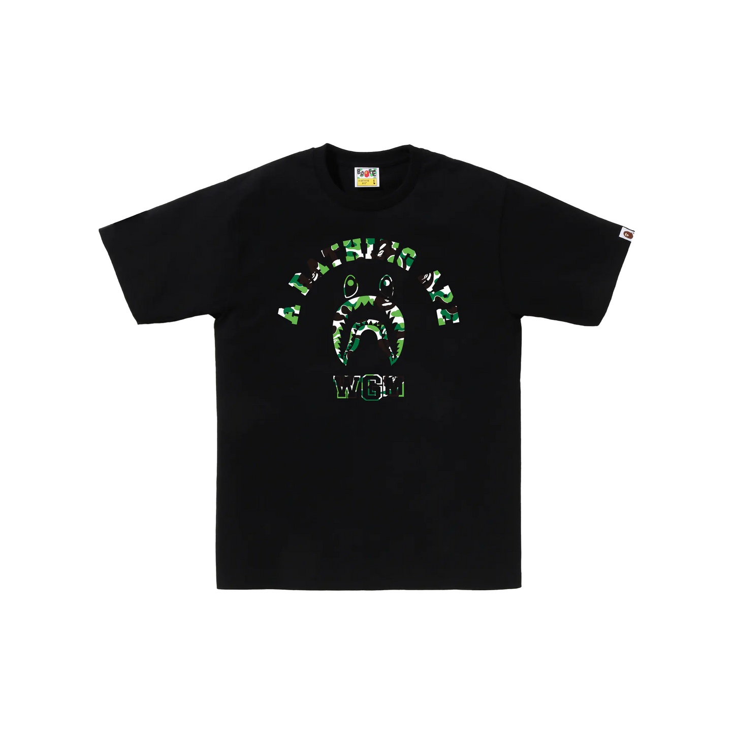 BAPE STORE® Chengdu Shark College Tee Black (FW24)