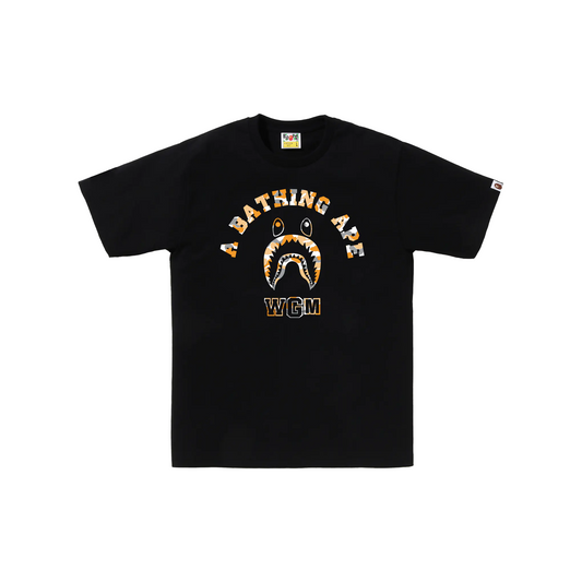 BAPE STORE® Fukuoka Shark College Tee Black (FW24)