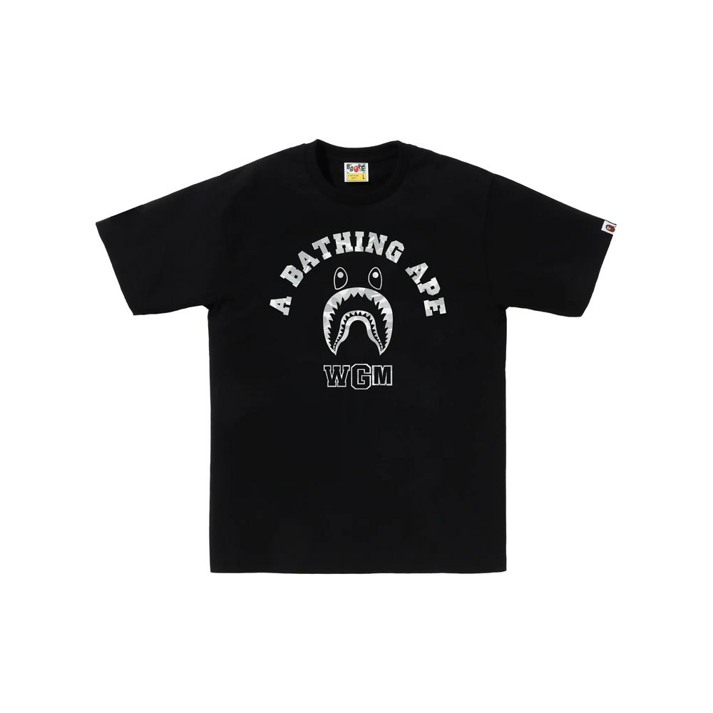 BAPE STORE® Harajuku Shark College Tee Black (FW24)