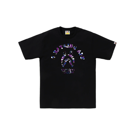 BAPE STORE® Hong Kong Shark College Tee Black (FW24)