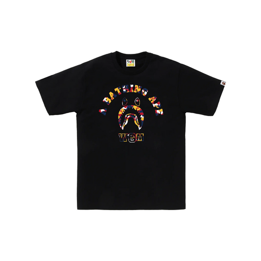 BAPE STORE® Kuala Lumpur Shark College Tee Black (FW24)