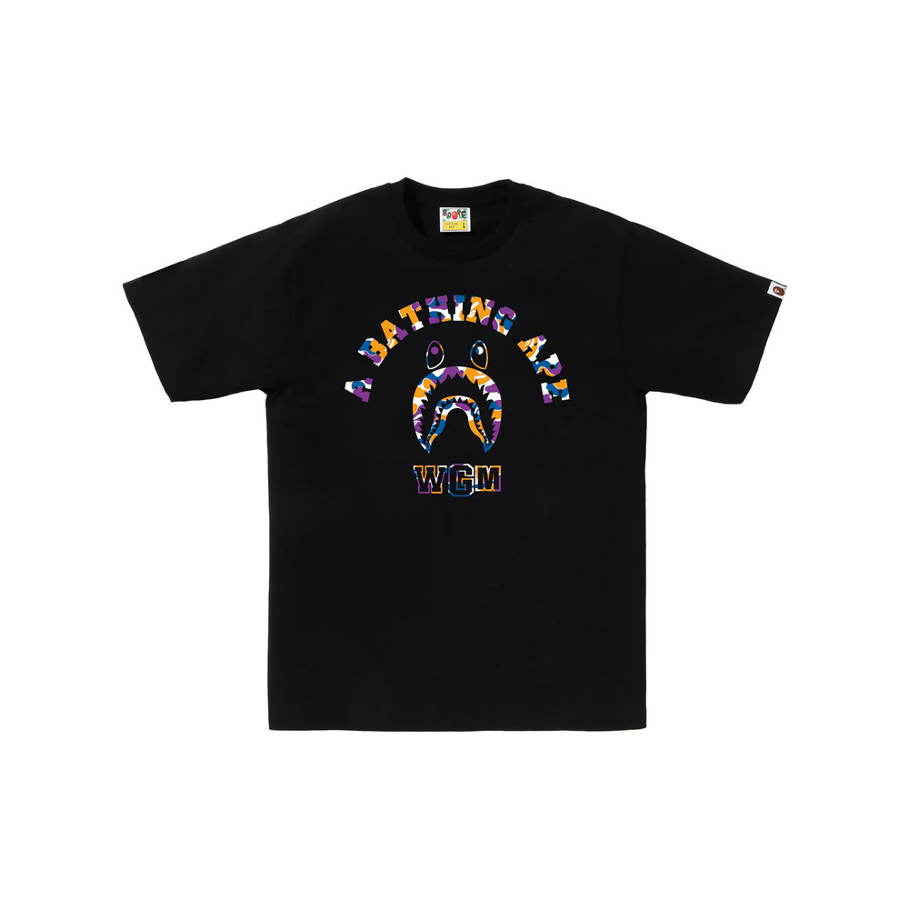 BAPE STORE® Los Angeles Shark College Tee Black (FW24)