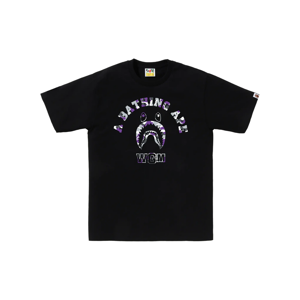 BAPE STORE® New York Soho Shark College Tee Black (FW24)