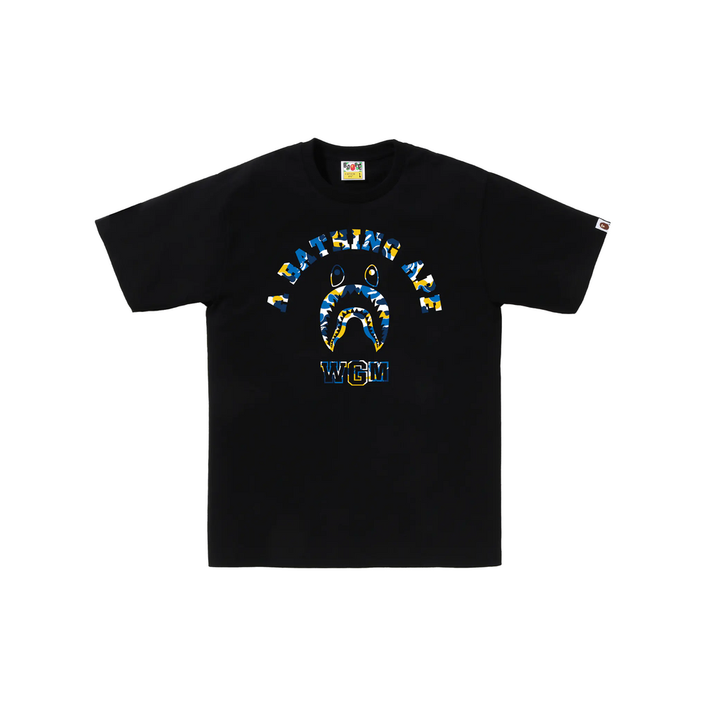 BAPE STORE® Shanghai Shark College Tee Black (FW24)