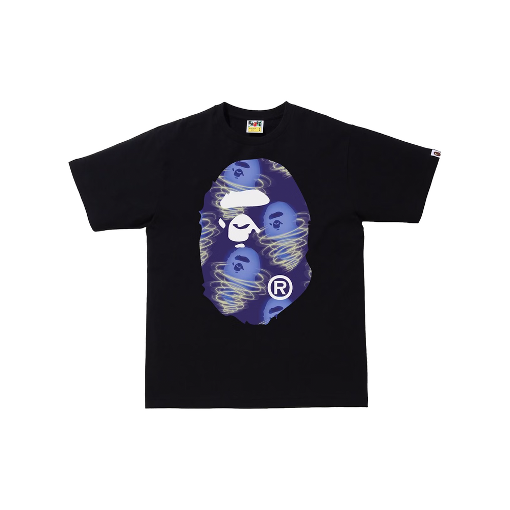 BAPE Storm Big Ape Head Tee Black/Purple (SS21)