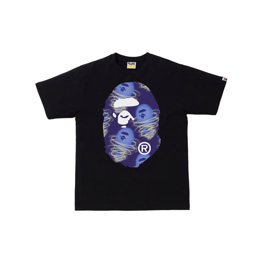 BAPE Storm Big Ape Head Tee Black/Purple (SS21)