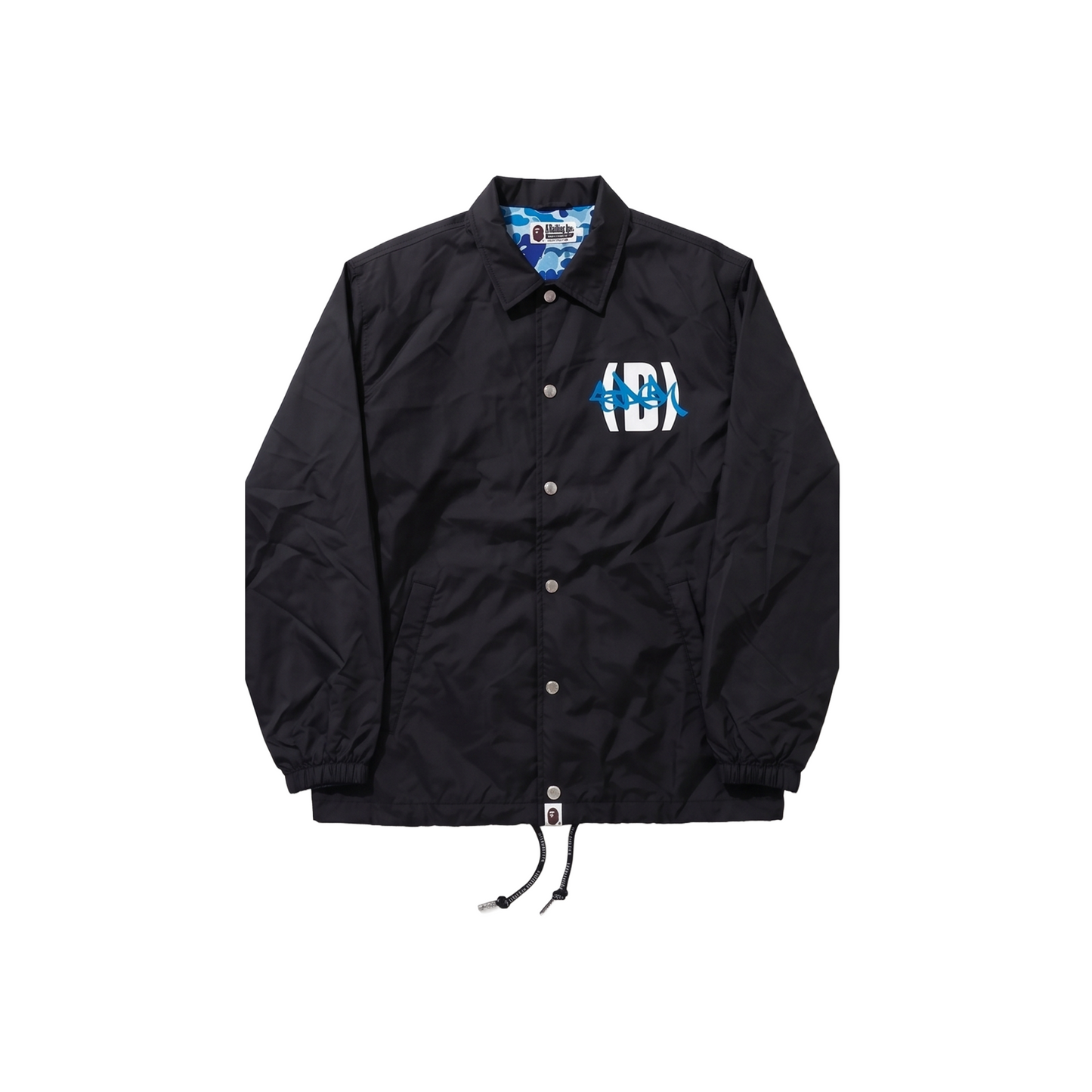 BAPETAVERSE x STASH Collab Reversible Coach Jacket Black (FW23)