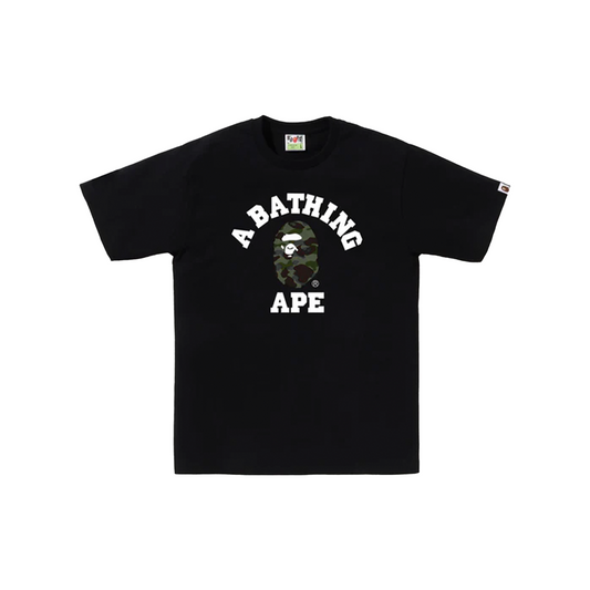 BAPE® 1st Camo College Tee Black/Green (FW23)