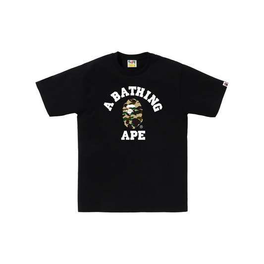 BAPE® 1st Camo College Tee Black/Yellow (FW23)