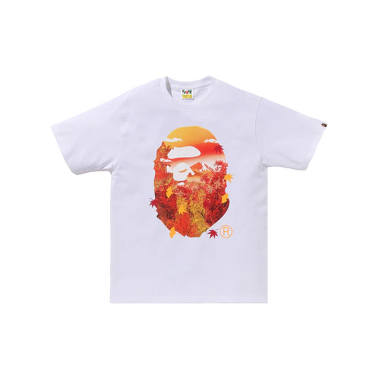 BAPE® Japan Autumn Photo Ape Head Tee White (FW24)