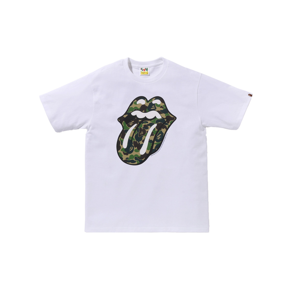 BAPE® x Rolling Stones Tee White (SS25)