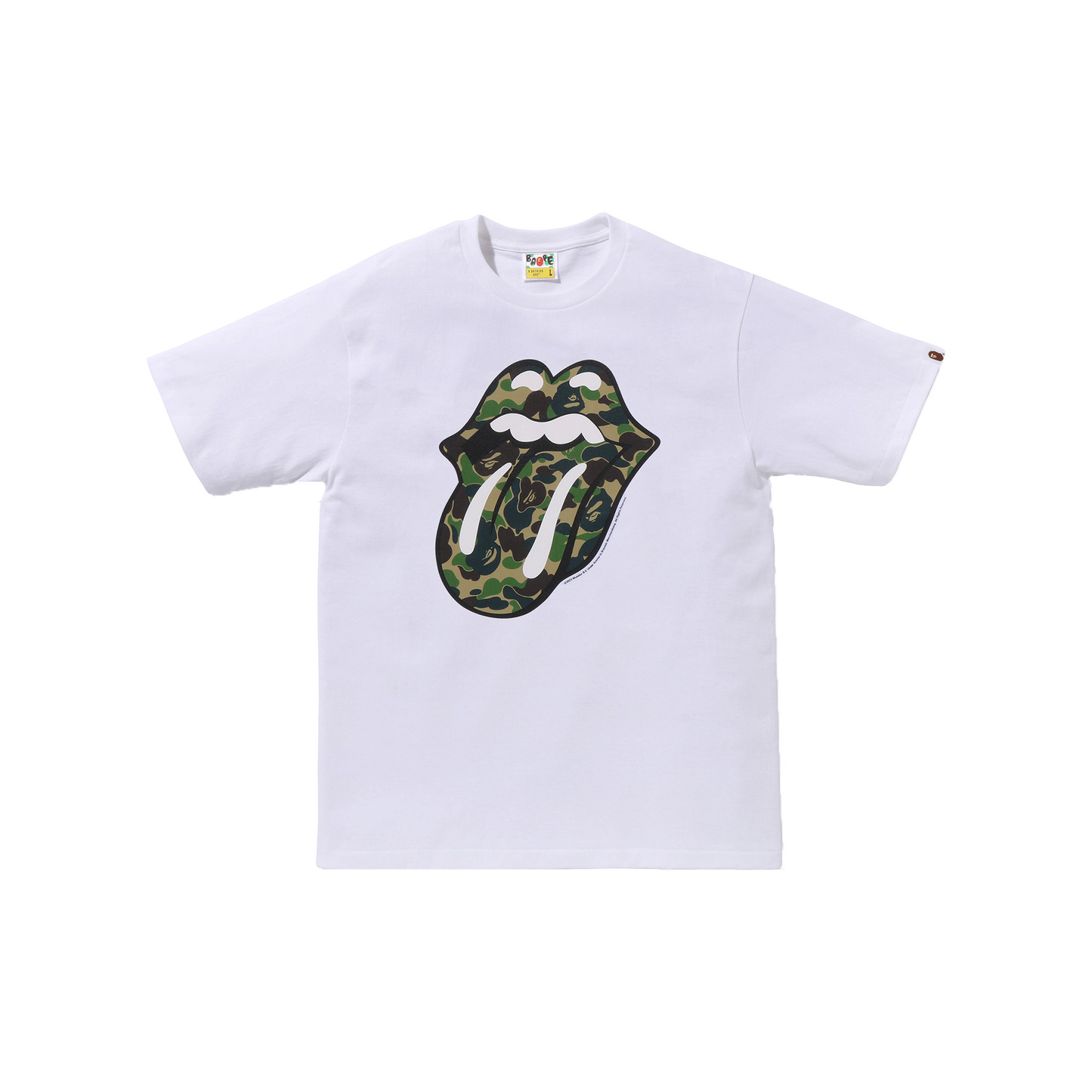 BAPE® x Rolling Stones Tee White (SS25)