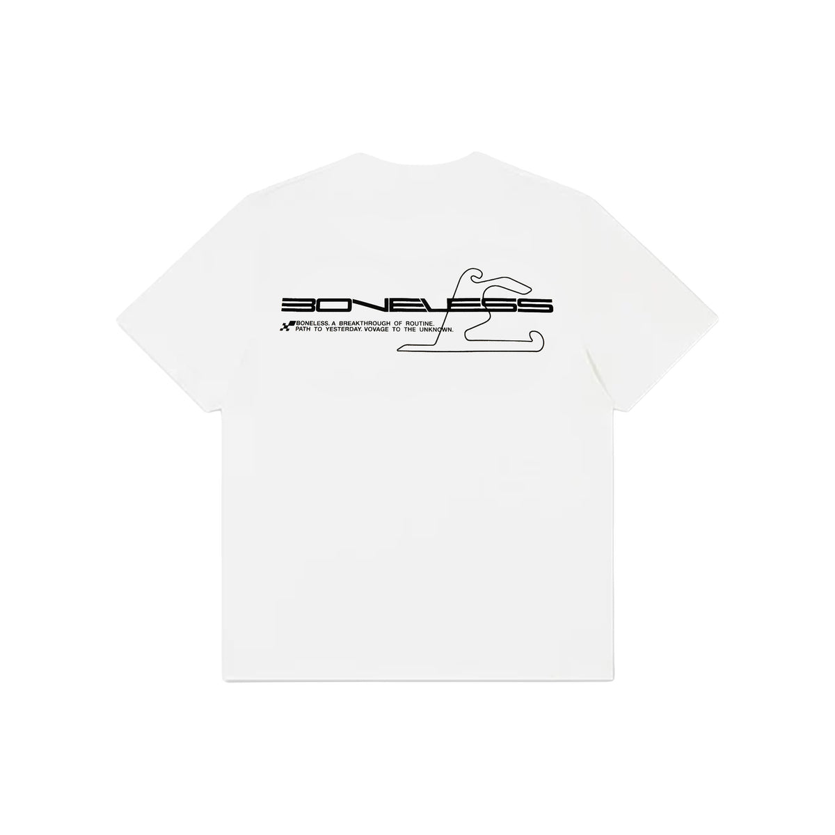 BONELESS A Breakthrough Route Tee Off-White (SS26)
