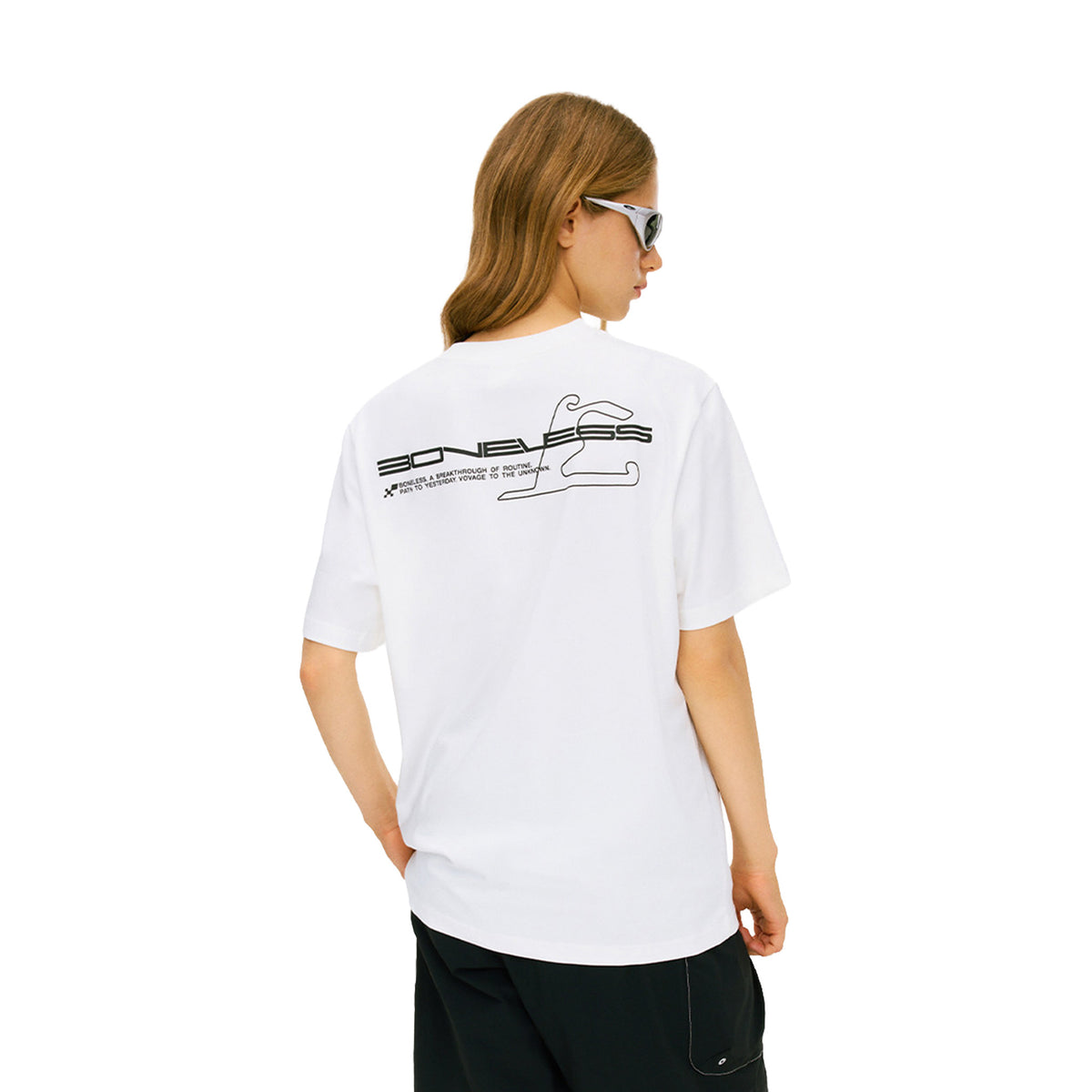 BONELESS A Breakthrough Route Tee Off-White (SS26)