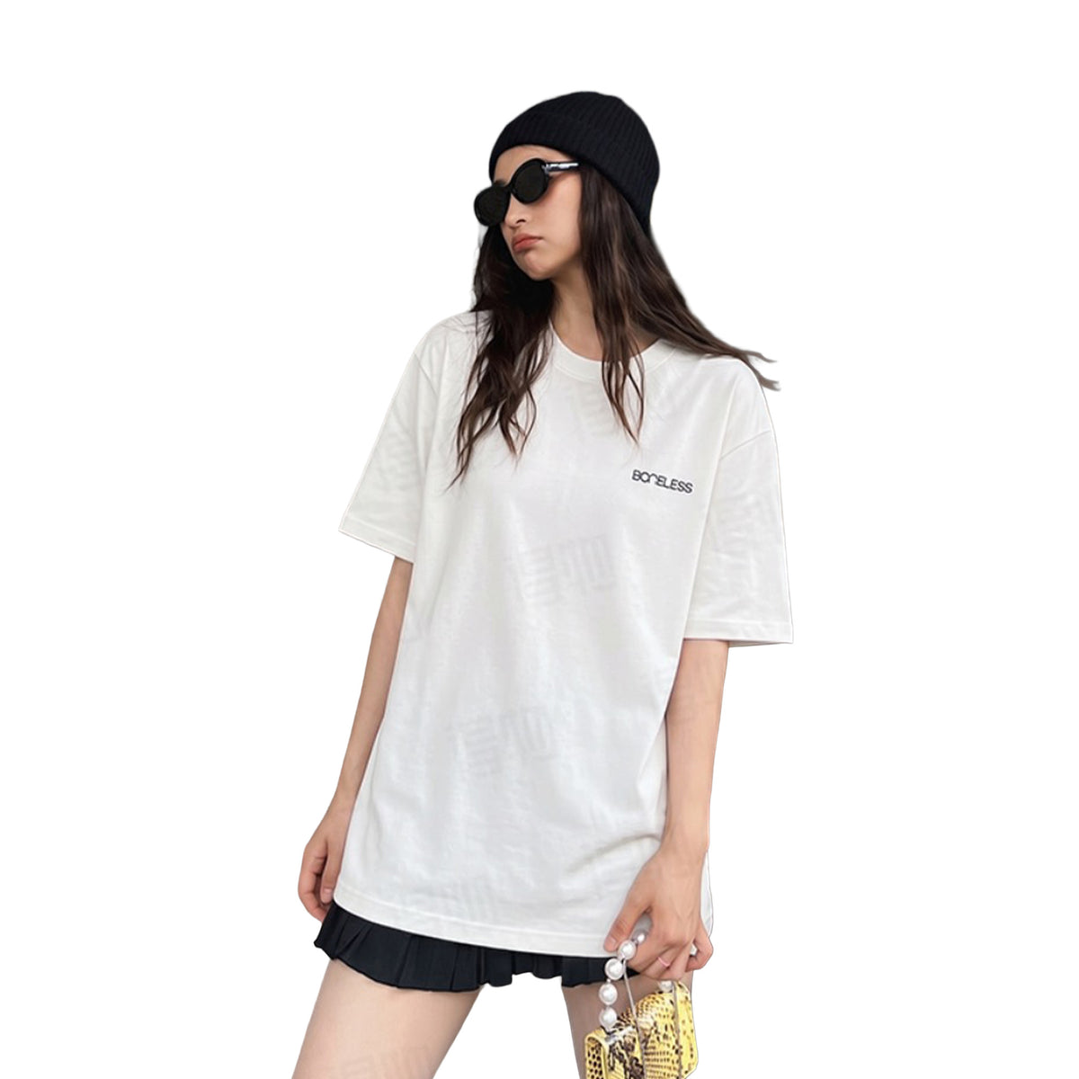 BONELESS A Corridor Through Time Tee Off White (SS26)