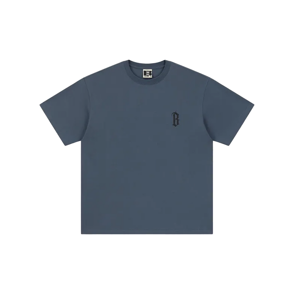 BONELESS Arc Print S/S Tee Grey Blue (SS22)