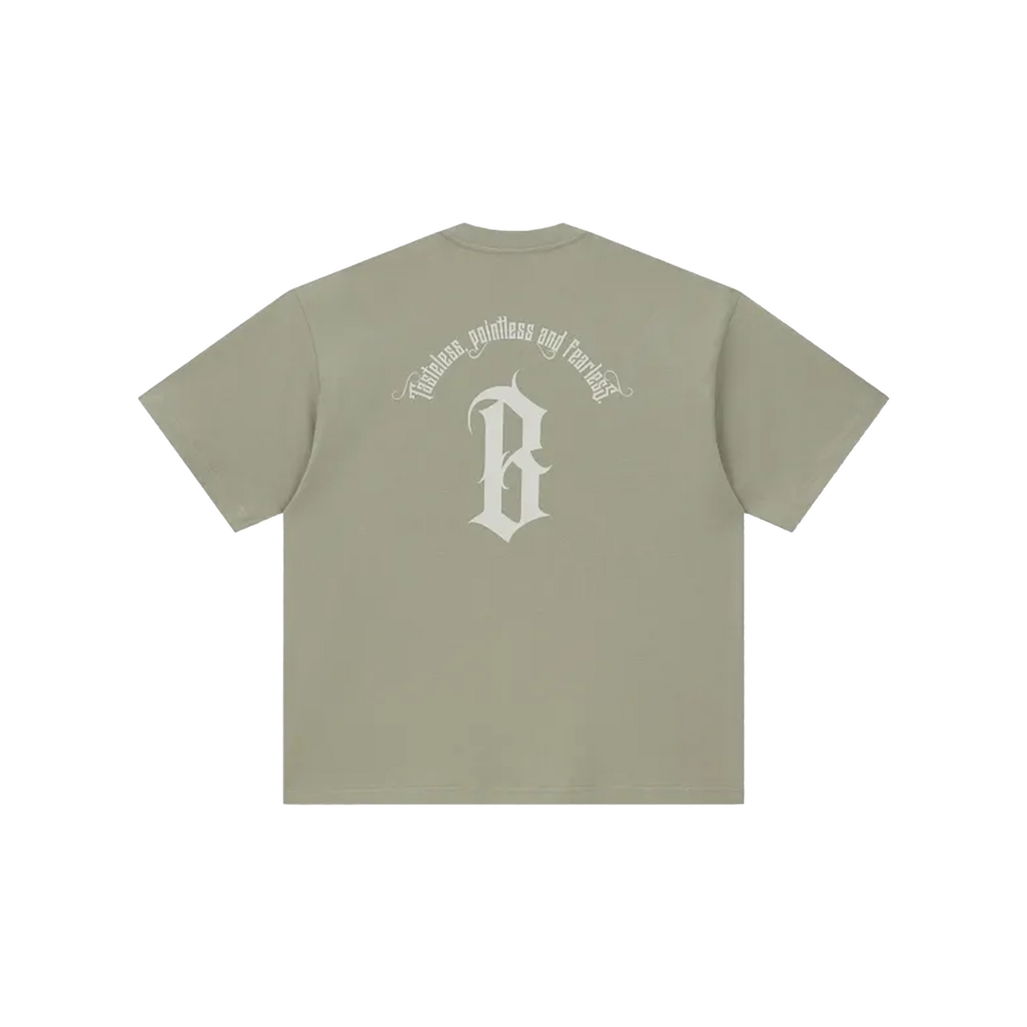 BONELESS Arc Print S/S Tee Light Green Brown (SS22)