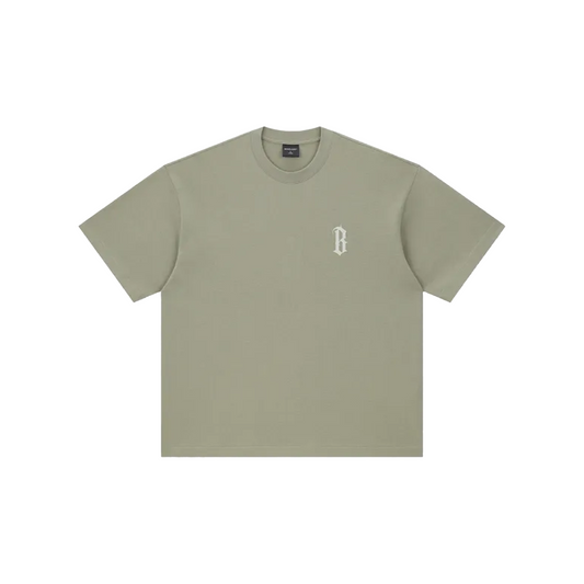 BONELESS Arc Print S/S Tee Light Green Brown (SS22)