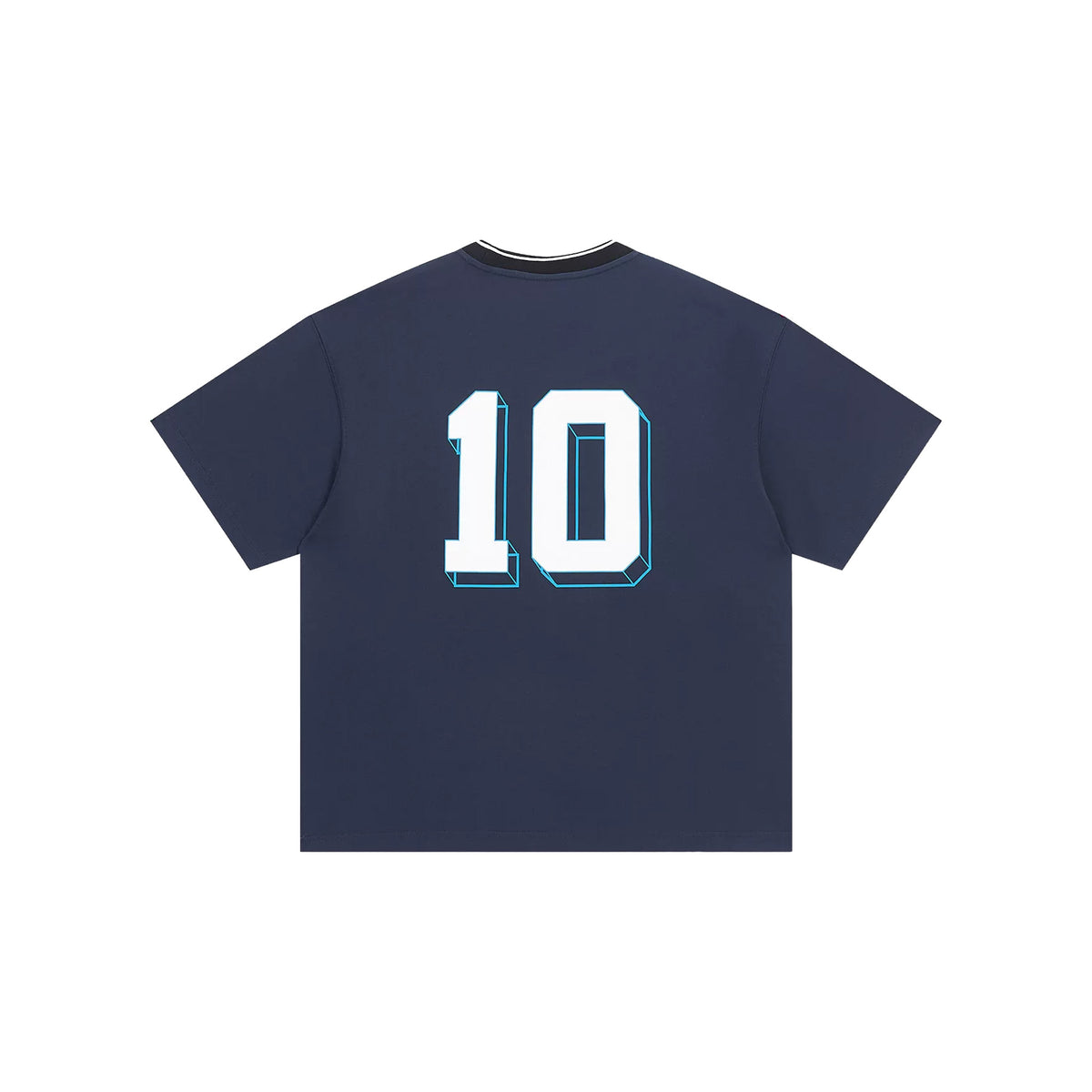 BONELESS Athletic Retro Print Tee Dark Blue (SS26)