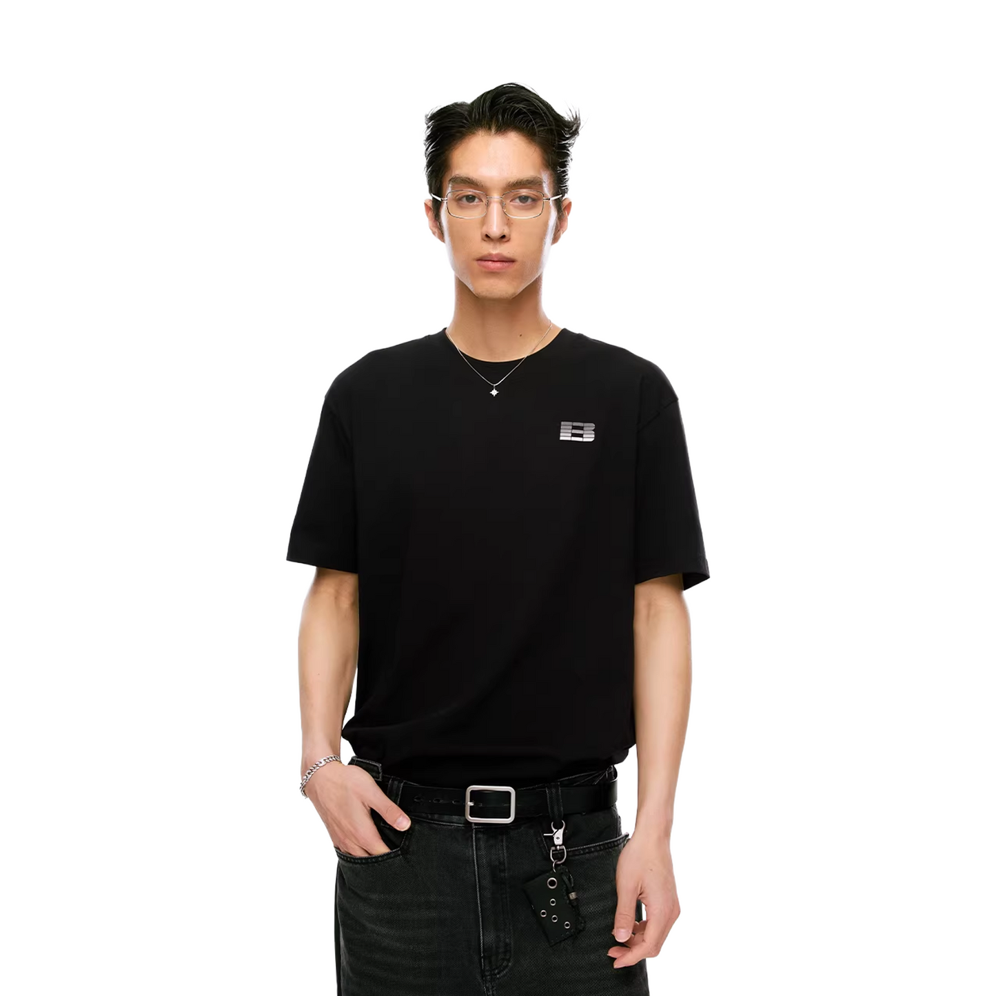 BONELESS B Back Signature Tee Black (SS26)