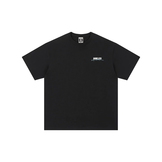 BONELESS B Series American Slogan Tee Black (SS23)