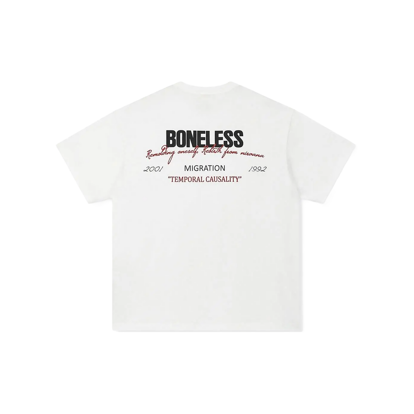BONELESS B Series American Slogan Tee White (SS23)