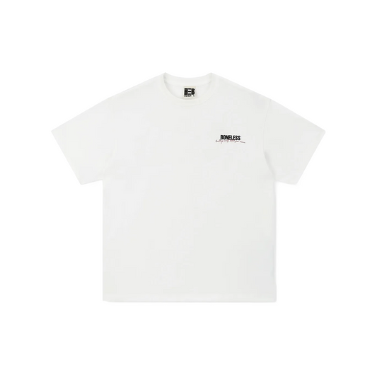 BONELESS B Series American Slogan Tee White (SS23)