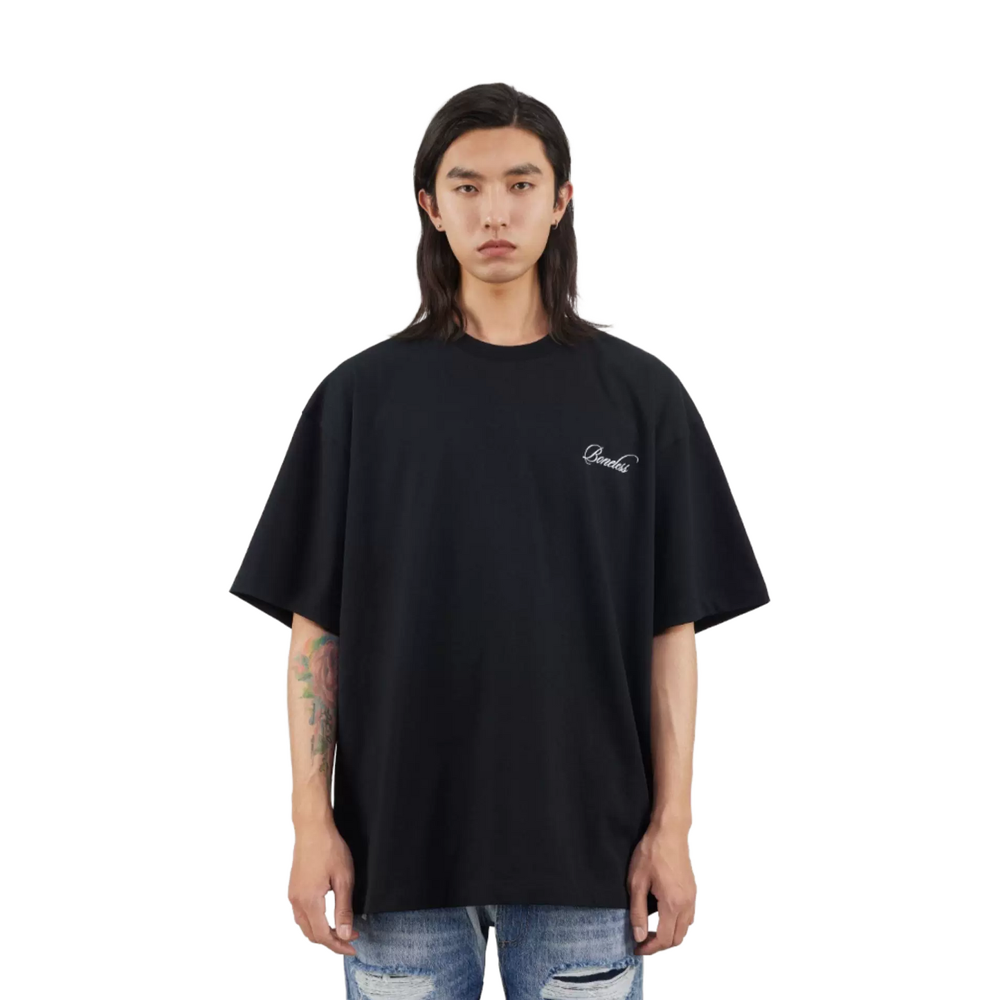 BONELESS Back Coordinate Tee Black (SS23)
