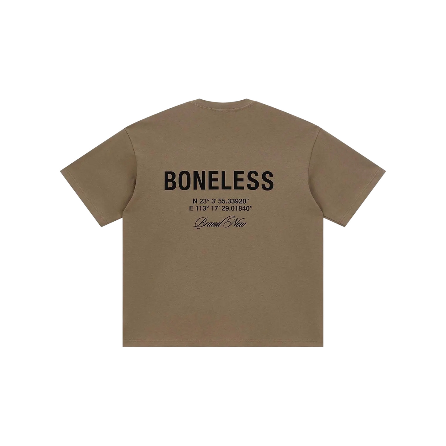 BONELESS Back Coordinate Tee Brown (SS23)