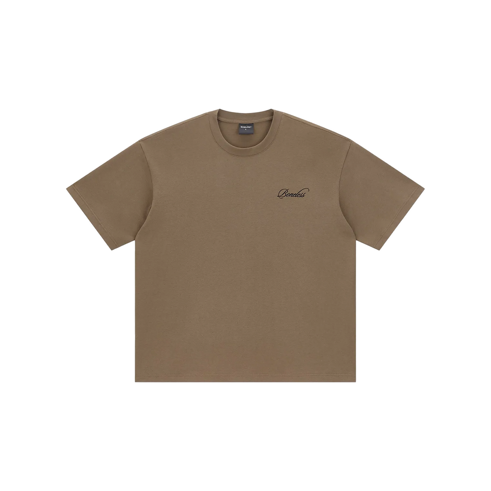BONELESS Back Coordinate Tee Brown (SS23)