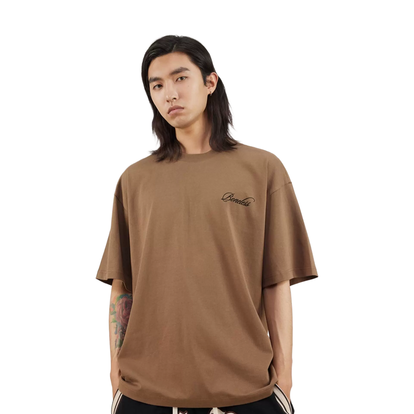 BONELESS Back Coordinate Tee Brown (SS23)