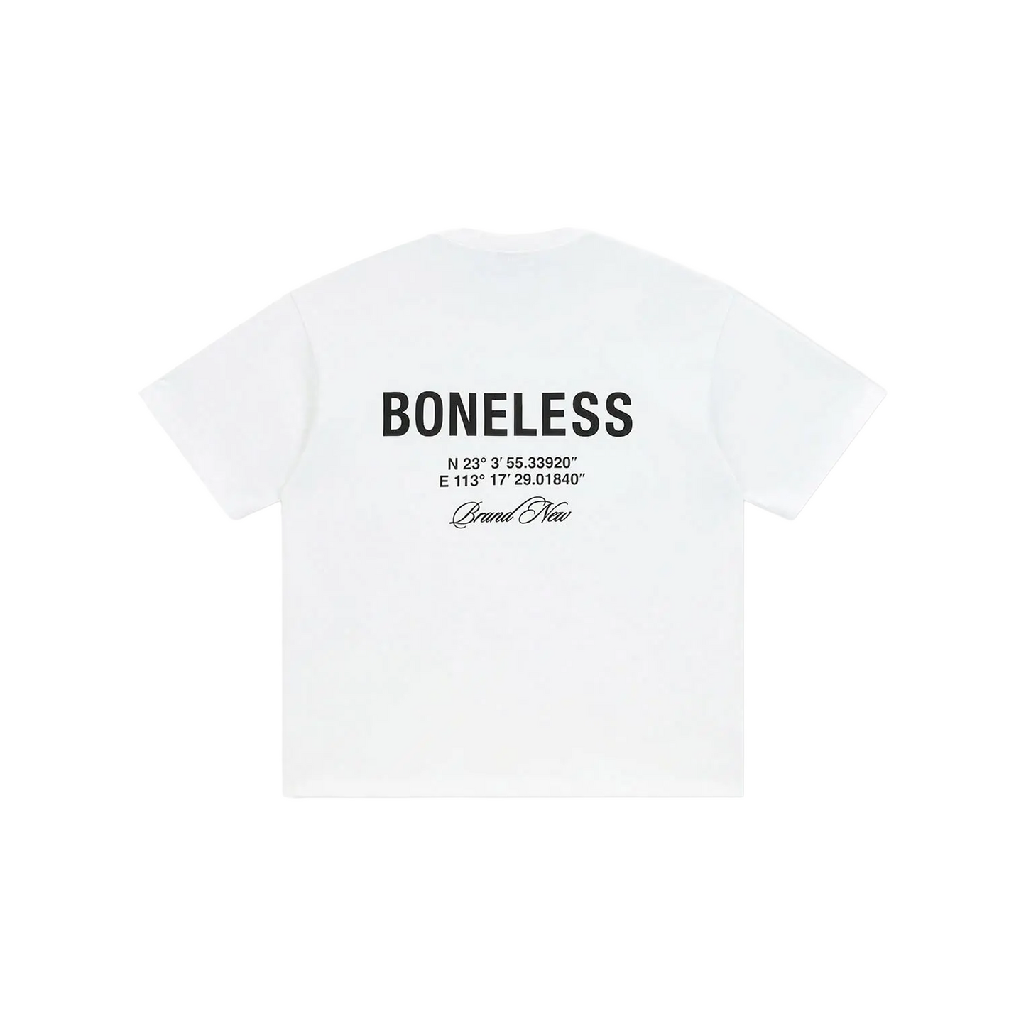 BONELESS Back Coordinate Tee White (SS23)