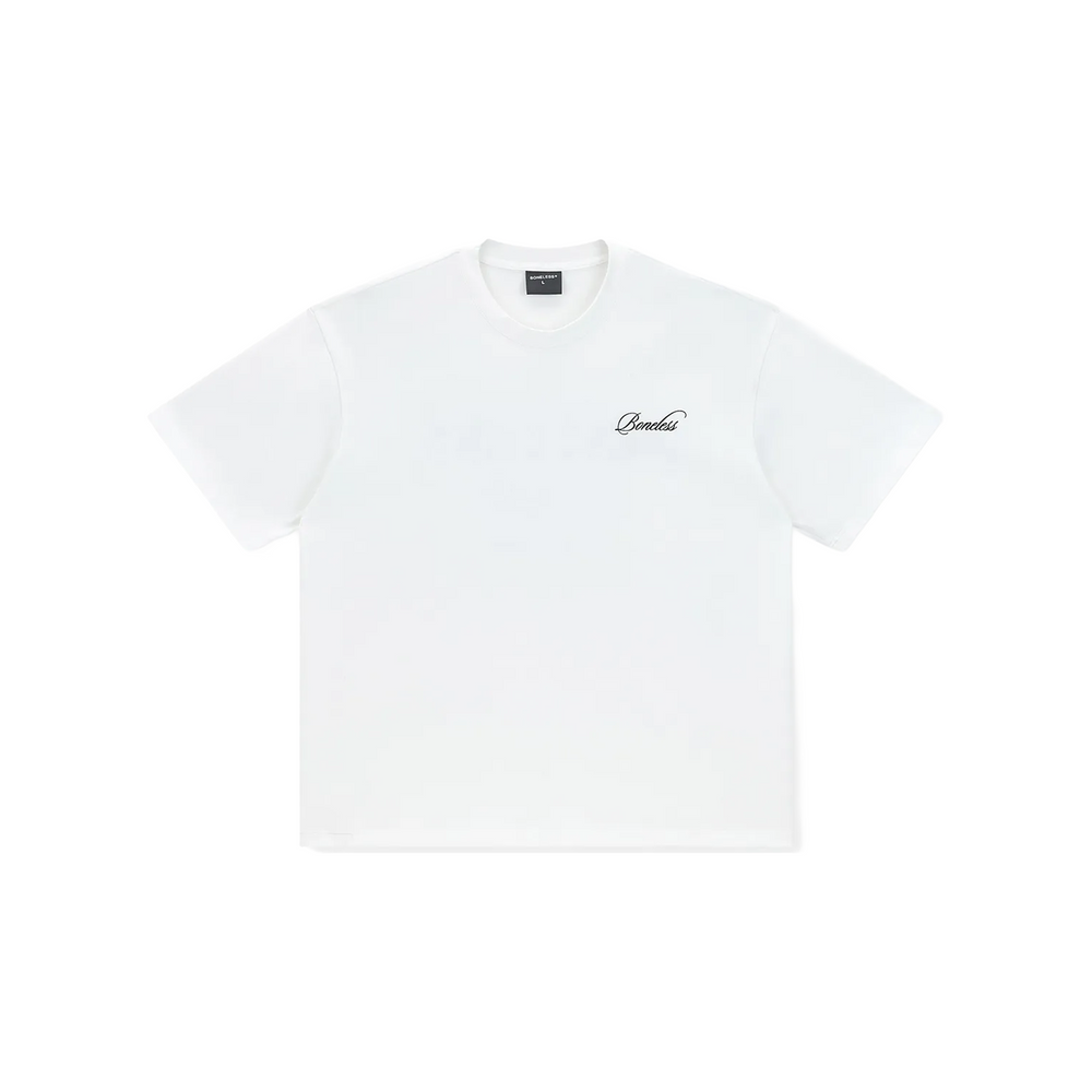 BONELESS Back Coordinate Tee White (SS23)