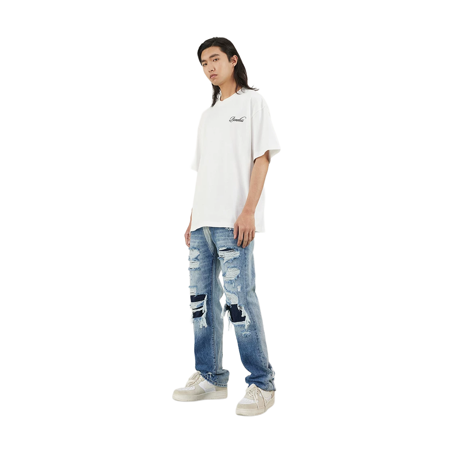 BONELESS Back Coordinate Tee White (SS23)