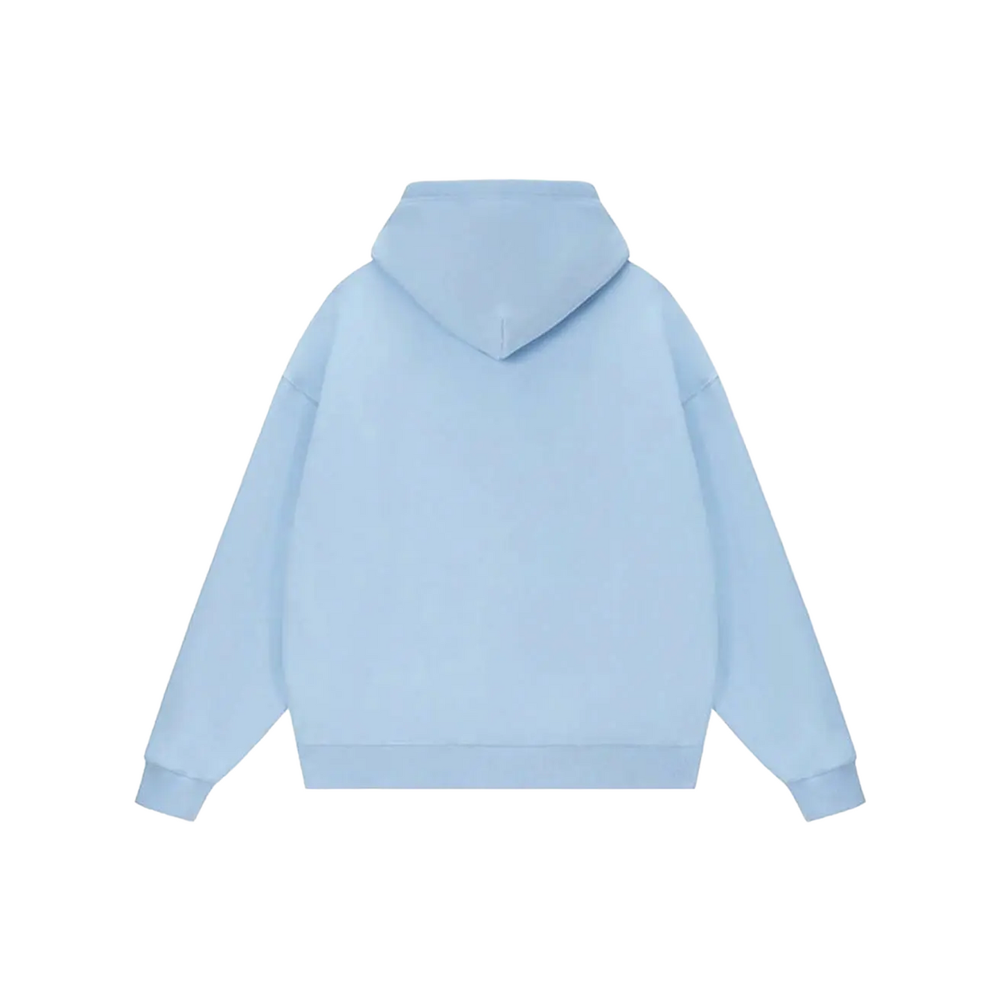 BONELESS Basic B-Print Zipped Up Hoodie Light Blue (FW24)
