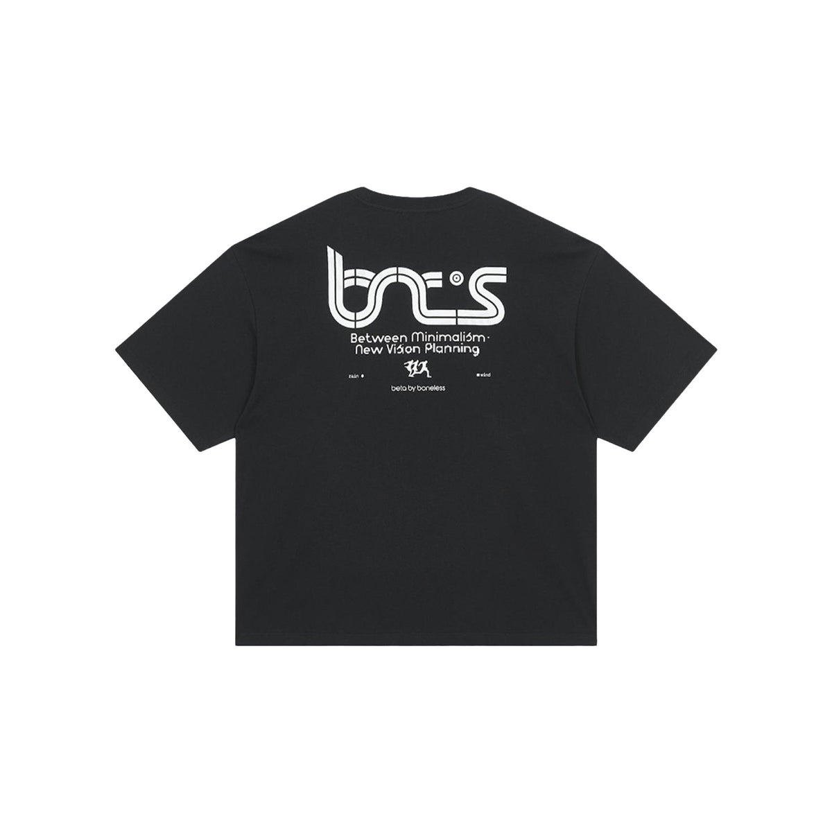 BONELESS Between Minimalism Tee Black (SS26)