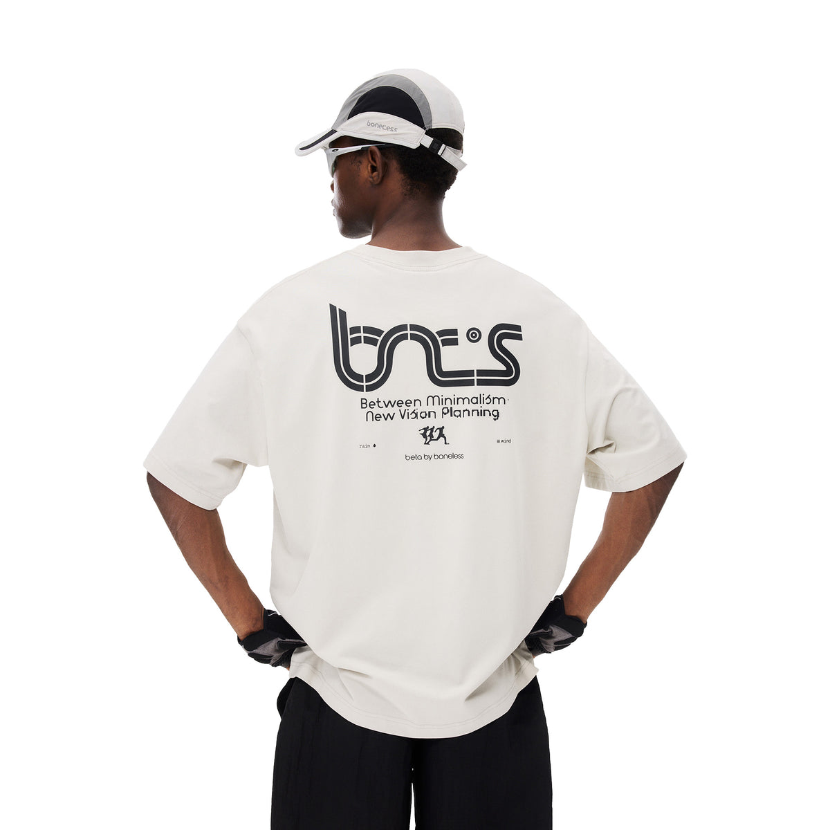 BONELESS Between Minimalism Tee Light Grey (SS26)