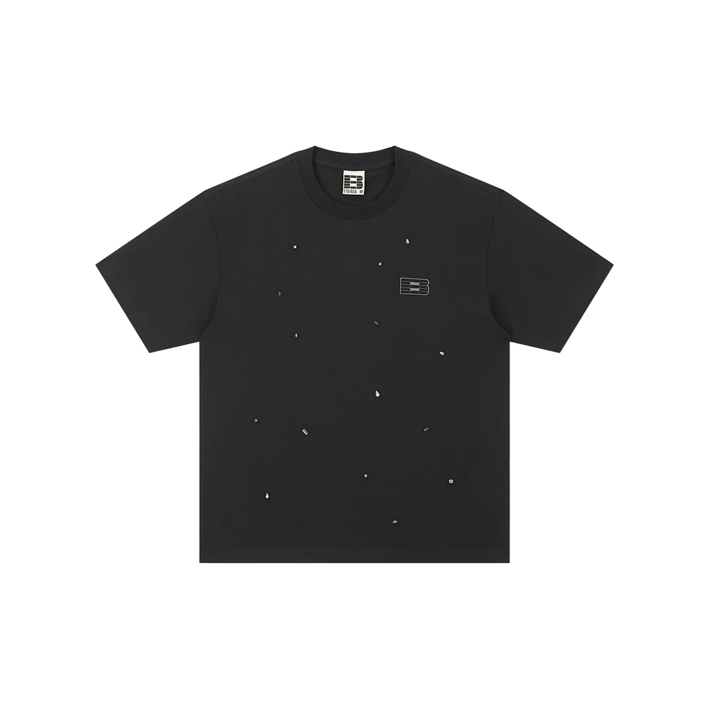 BONELESS Candy Diamond Pure Grid Tee Black (SS25)