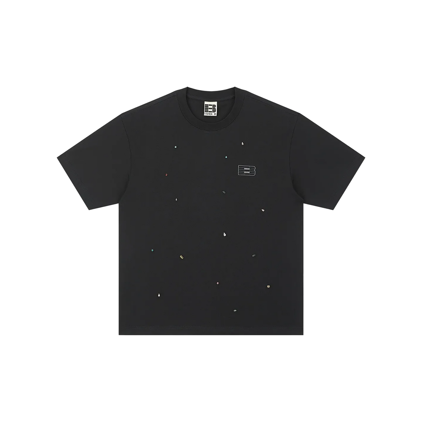 BONELESS Candy Diamond Pure Grid Tee Black (SS25)